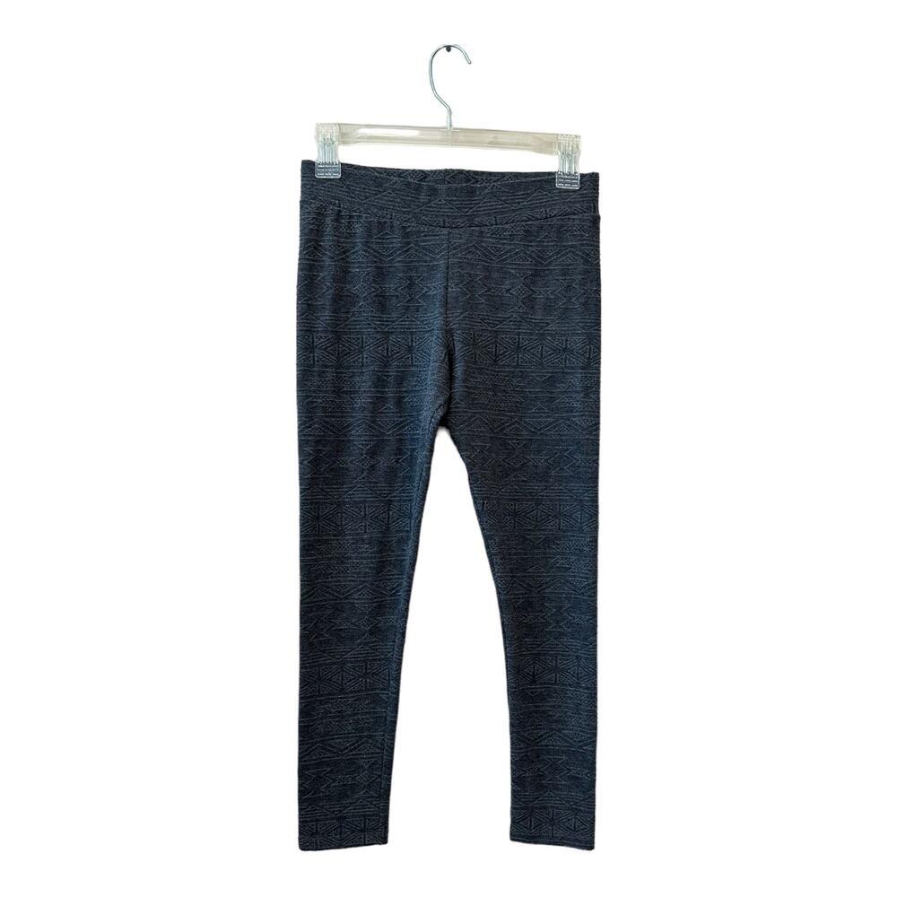 American Eagle gray textured high rise leggings size M